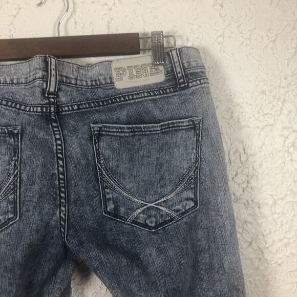 Denim By PINK Brand Women Straight Leg Jeans Size 12 Light Wash - Picture 6 of 8